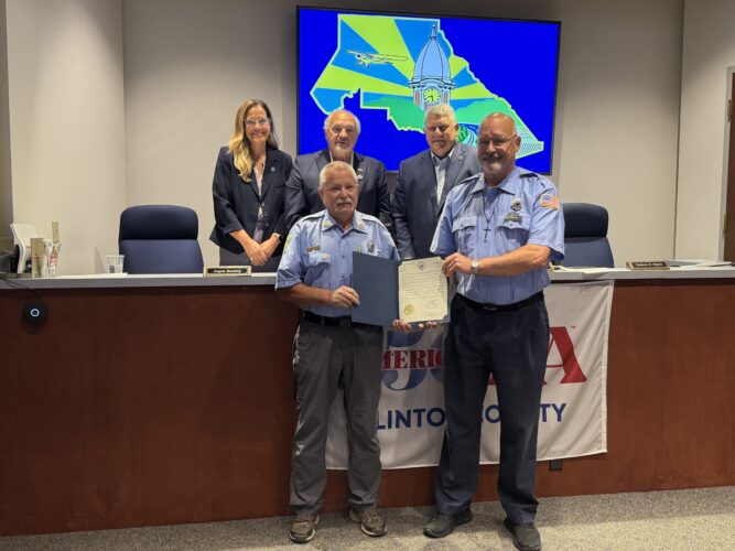 Commissioners honor Nippenose Valley Volunteer Fire Co.’s 75th Anniversary